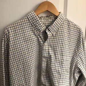 J Crew Men's XL Long Sleeve Button Up